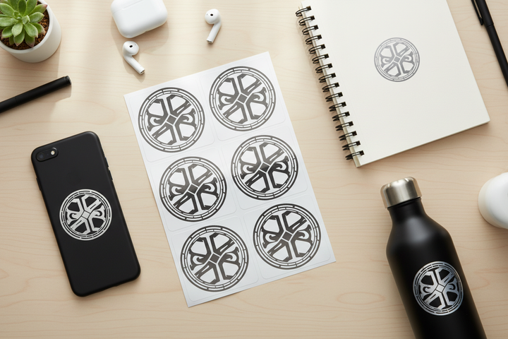 Silber-Folie - Multiple Objekte