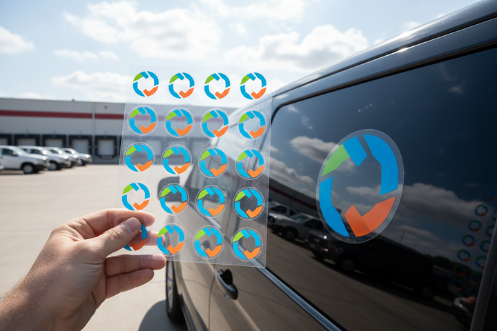 Transparent ohne Weiß - Firmenfahrzeug